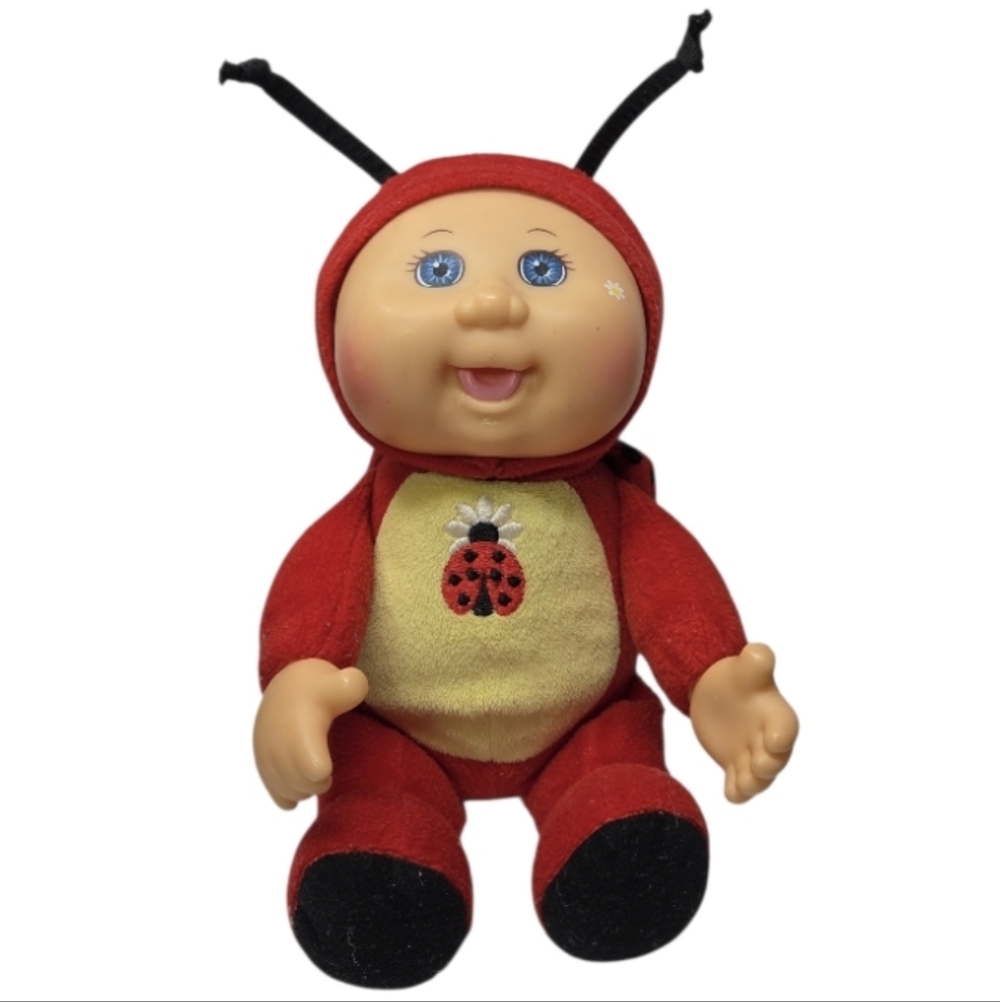 2015 Cabbage Patch Kids Cuties Rainforest Friends "Liza Ladybug" Plush Doll